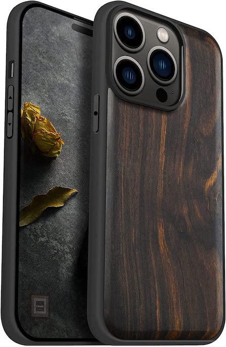 Магнитный деревянный чехол Carveit для iPhone 14 Pro